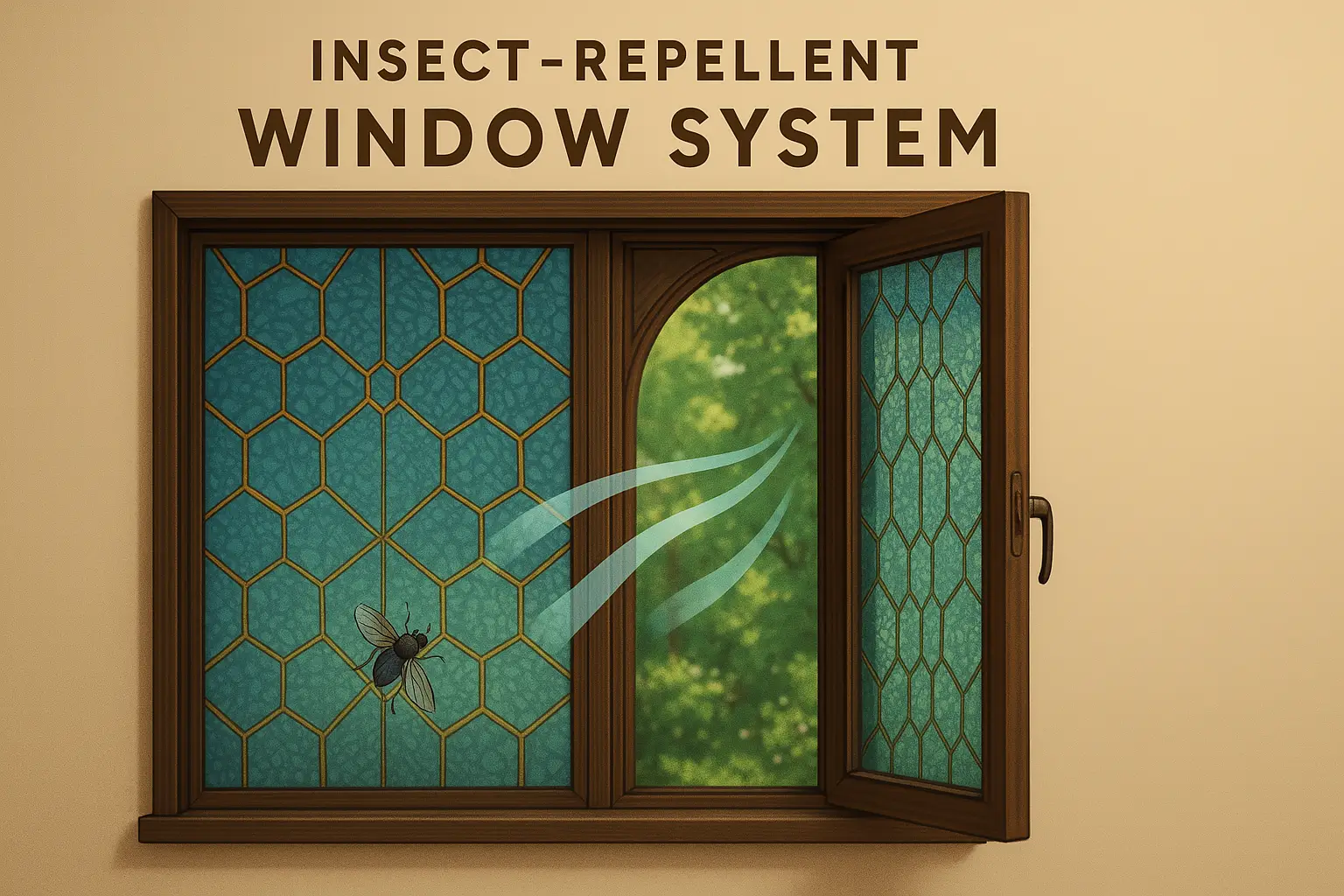 Insect-Repellent Window System - Breathe Freely Without Worry